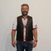 motorcycle leather vest