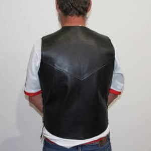 motorcycle leather vest