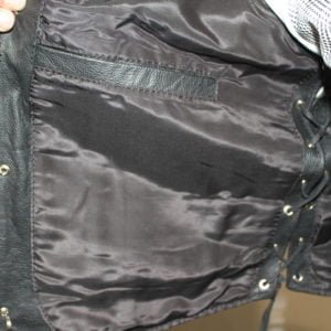 motorcycle leather vest