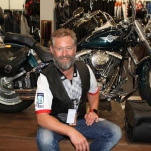 motorcycle leather vest