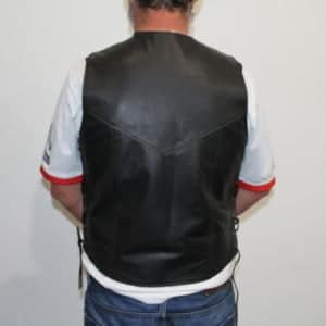 motorcycle leather vest