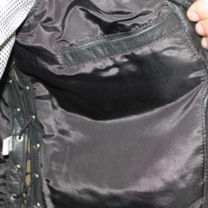 motorcycle leather vest
