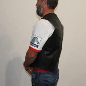 motorcycle leather vest