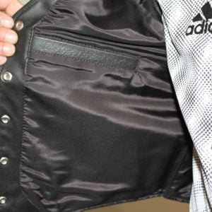 motorcycle leather vest