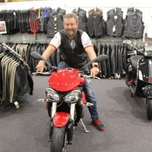 motorcycle leather vest
