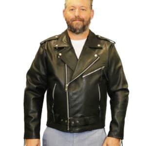 motorcycle leather jacket