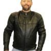 motorcycle leather jacket