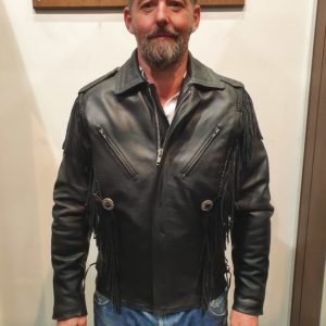motorcycle leather jacket