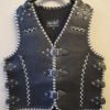 motorcycle leather vest