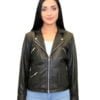 womens motorcycle leather jacket