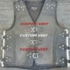 Custom leather vest