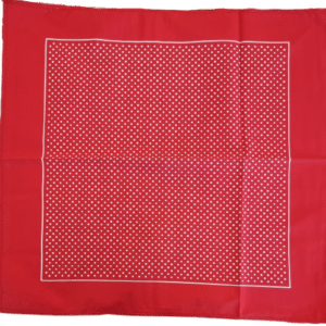 polka dots bandana red