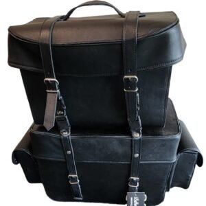genuine leather saddle bags